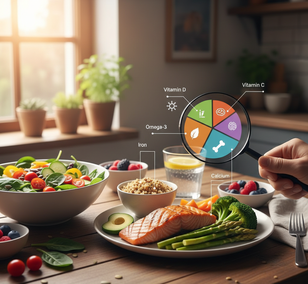 sua alimentação saudável está recebendo todos os nutrientes essenciais